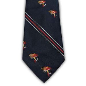 Vintage Delio Collection Chinoiserie Silk Tie